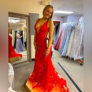 Jovani Sleeveless Sequin Prom Dress